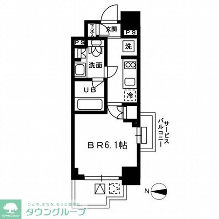 レジディア新宿イーストIIIの物件間取画像